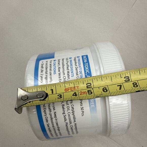 Dog Teeth Cleaning Wipes, Dog Dental Wipes for Dog Tooth Pet Dental Finger Wipes - Picture 11 of 11